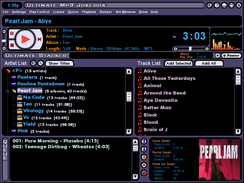 Ultimate Mp3 Jukebox Screenshot